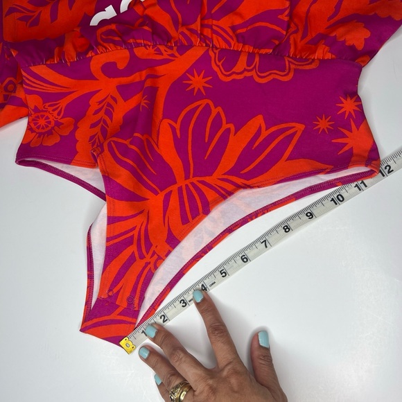 Adidas Farm Rio Bodysuit Sz M New adidas Sports Top NEW Leotard Farm Rio - Picture 10 of 11